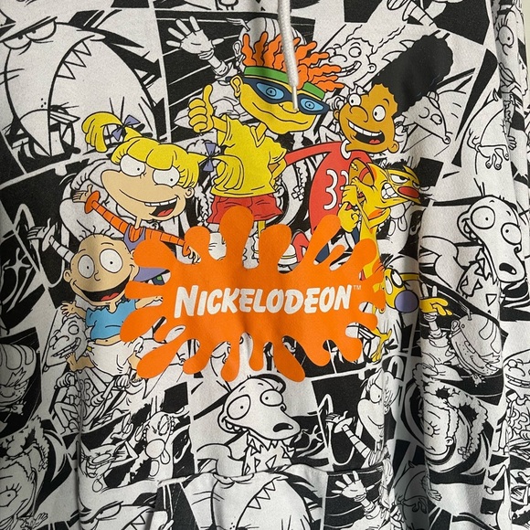 Nickelodeon Graphic Hoodie Splat Retro RUGRATS men’s pullover size 5XL - Picture 3 of 8